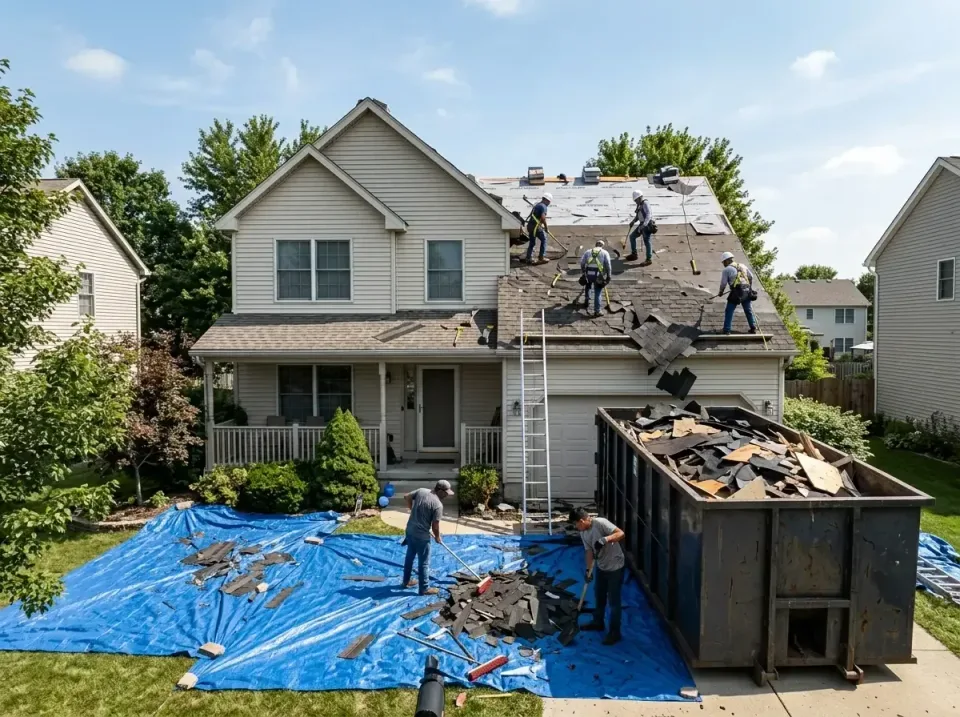 roof-replacement-debris-remova-004 — frequently asked questions, Cheapest Dumpster Rentals in Austin, IN